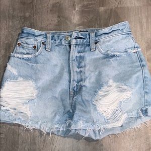 SOLD High waisted jean shorts
